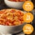 Evol Three Cheese Tortellini Frozen Meal Perspective: top
