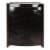 Oceanstar Mahogany Finished Bowed Front Veneer Laundry Wood Hamper with Interior Bag Perspective: top