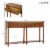 TV/Entertainment Furniture in Solid Wood for Home or Office Use Perspective: top