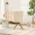Accent Chairs in faux fur for Home or Office Use Perspective: top