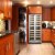 Ergode Lanbo Black Dual Zone Wine Cooler French Doors 287 Bottle Capacity Perspective: top