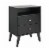 Ergode Milo 2-drawer Tall Nightstand with Open Shelf, Black Perspective: top