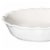 Emile Henry Round Modern Classics Ceramic Pie Dish Pan - White Perspective: top