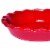 Emile Henry Round Ceramic Pie Dish Kitchen Bakeware Pan - Burgundy Perspective: top