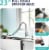 Kicimpro Kitchen Sink Faucet with Soap Dispenser Perspective: top