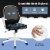Hivvago Adjustable Mesh Office Chair Rolling Computer Desk Chair with Flip-up Armrest Perspective: top