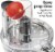 Hamilton Beach 12 Cup Food Processor, Black Perspective: top