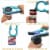 Otstar Jar Opener Bottle Opener for Seniors - Blue and Grey Perspective: top