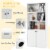 Hivvago 5-Tier Freestanding Bookcase with Open Cubes and Adjustable Shelf-White Perspective: top