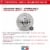 Peugeot Nancy Pepper Mill Acrylic, 5-Inch, Clear Perspective: top