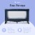 hauck Dream N Play Plus Foldable Travel Bed and Playpen with Mattress, Navy Blue Perspective: top