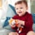 HABA Fox Foxy Multi-Sensory Corduroy Plush Baby Toy Perspective: top