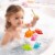 HABA Water Friends Ocean Fishing Fun Bath Toy with 5 Squirting Fish Perspective: top