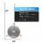 EDOU 14  Direct Pressure Washer Surface Cleaner | 4,000 PSI | Wheels & Stainless Steel Perspective: top