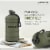 HYDRATE Half Gallon Cotton Candy Jug - BPA Free, Flip Cap, Gym, Sports Bottle (74 oz) Perspective: top