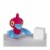 Pokemon 5 Inch Sitting Cuties Plush - Porygon-Z Perspective: top