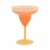 Tzeng Shyng Color Changing Margarita Glass - Yellow Perspective: top