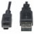 Omni Gear USB 2.0 Type A to Mini B Cable Black 6'' 10'' 15'' Perspective: top