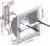 ATAYAL Recessed Toilet Paper Holder, Metal, Easy Installation, Satin Brass Perspective: top