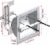 ATAYAL Recessed Toilet Paper Holder, Metal, Easy Installation, Oil-Rubbed Bronze Perspective: top