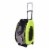 ibiyaya 5 in 1 Convertible Foldable Small Pet Carrier/Stroller System, Green Perspective: top
