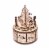 Wood Trick Santa's Carousel 97 Piece Adult Kid Functional 3D Wooden Model Kit Perspective: top
