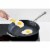 Elevate Egg Spatula - Multi-purpose silicone tool head Perspective: top