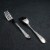 High Polish Stainless Steel Dinner Fork 8  | 20 Cm  Set Of 6  In Gift Box WL-999201/6C Perspective: top