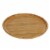 [ Set Of  3] Natural Bamboo Platter 14  | 35.5 Cm WL-771038/A Perspective: top