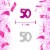 Shatchi 14g 50th Pink Happy Birthday Party Glitz Table Confetti Sprinkles Decorations Perspective: top