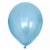 25 pcs 12  Metallic Ligh Blue Colour Latex balloons birthday party celebrations Perspective: top