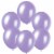 25 pcs 12  Metallic Purple Colour Latex balloons birthday party celebrations Perspective: top