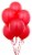 25 pcs 12  Latex Balloons Red Colour birthday Decorations Party celebrations Plain Perspective: top