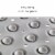 TranquilBeauty Solid Grey Curved Shower Mat | 53x53cm/21x21in Perspective: top