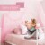 Bed Canopy with Glow in The Dark Stars for Girls, Kids and Babies, Anti Mosquito Net Cover Perspective: top