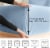 CGK Linens 6 Piece Extra Deep Pocket Microfiber Sheet Set - King - Light Blue Perspective: top