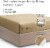 CGK Linens Deep Pocket 14 - 16 Inch Microfiber Fitted Sheet - King - Beige Perspective: top