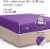 CGK Unlimited Deep Pocket 14 - 16 Inch Microfiber Fitted Sheet - King - Purple Perspective: top