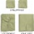 CGK Linens 4 Piece 100% Cotton 400 Thread Count Sheet Set - Full - Sage Green Perspective: top