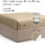 CGK Linens Deep Pocket 14 - 16 Inch Microfiber Fitted Sheet - King - Cream Perspective: top