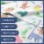 CGK Linens Kids 4 Piece Microfiber Sheet Set - Queen - Dinosaurs Perspective: top