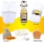 Spa Gift Basket for Women and Men! Mango Melon & Sweet Orange Essential Oils Spa Bath Set Perspective: top