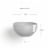 Ecopots Indoor/Outdoor Round Hanging Brussels Planter, Dark Grey 10.5 Perspective: top