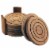 BergHOFF Bamboo Coaster Set Perspective: top