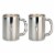 BergHOFF Stainless Steel Coffee Mug Set Perspective: top
