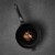BergHOFF Cast Aluminum Saute Pan with Cover - Black Perspective: top