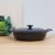 BergHOFF Ron Cast Iron Cookware Set - Black Perspective: top