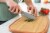 BergHOFF Leo Stainless Steel Chef Knife with Herb Stripper - Gray Perspective: top