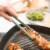BergHOFF Leo Silicone Grill Tongs - 4 Pack - Mint Perspective: top