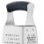BergHOFF Stainless Steel 4-Sided Grater Perspective: top